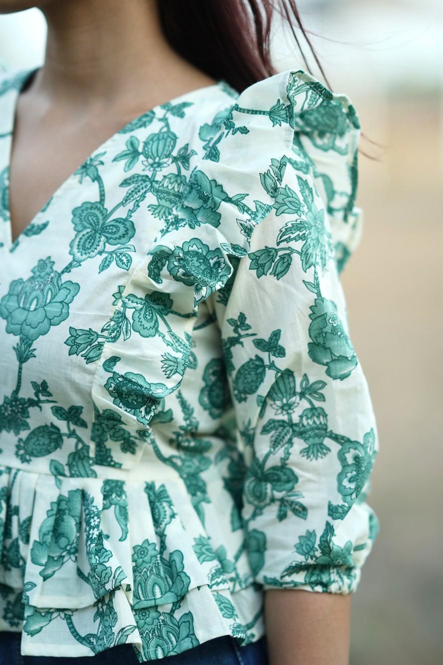 Meher Ruffle Top
