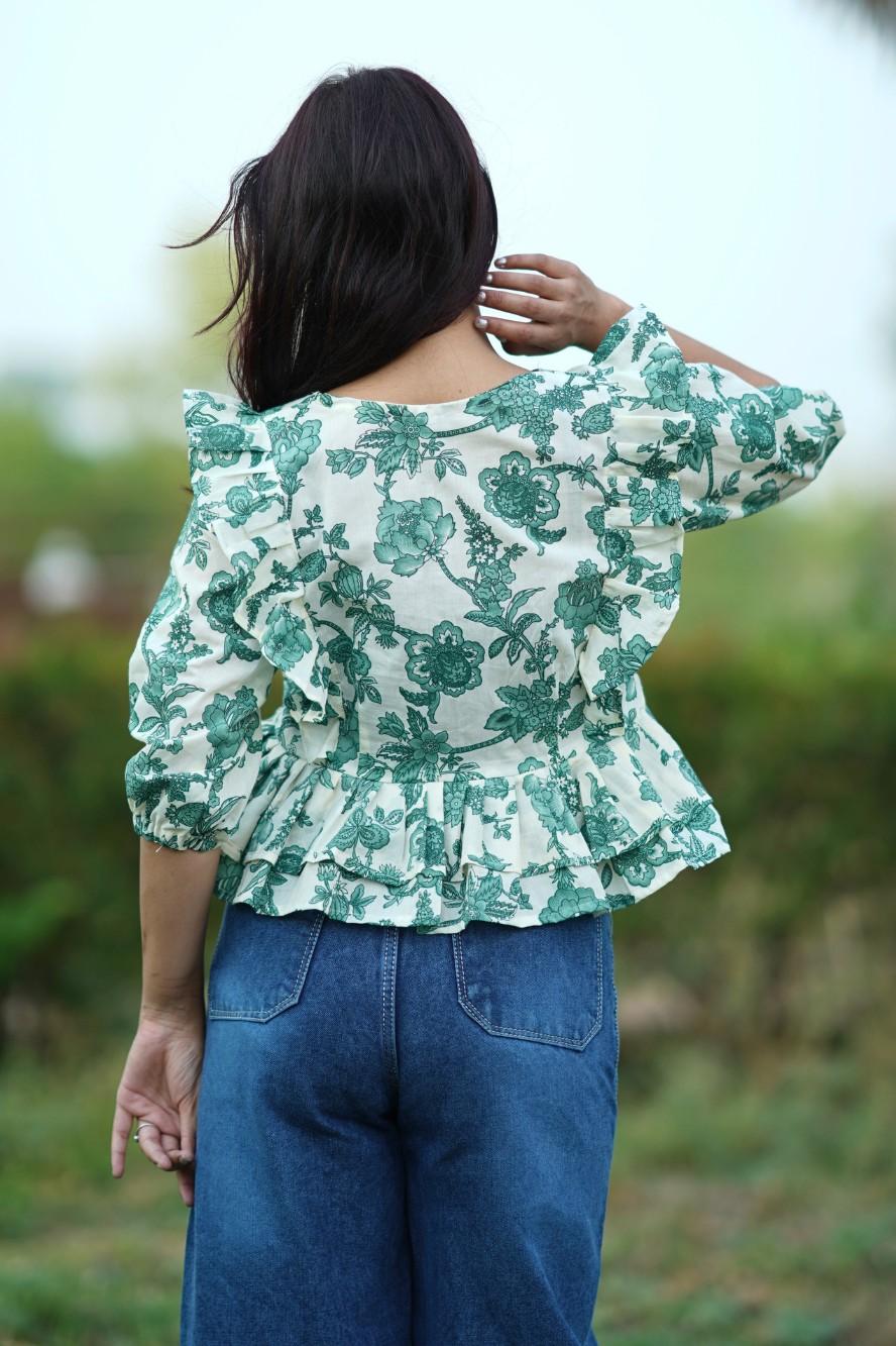 Meher Ruffle Top