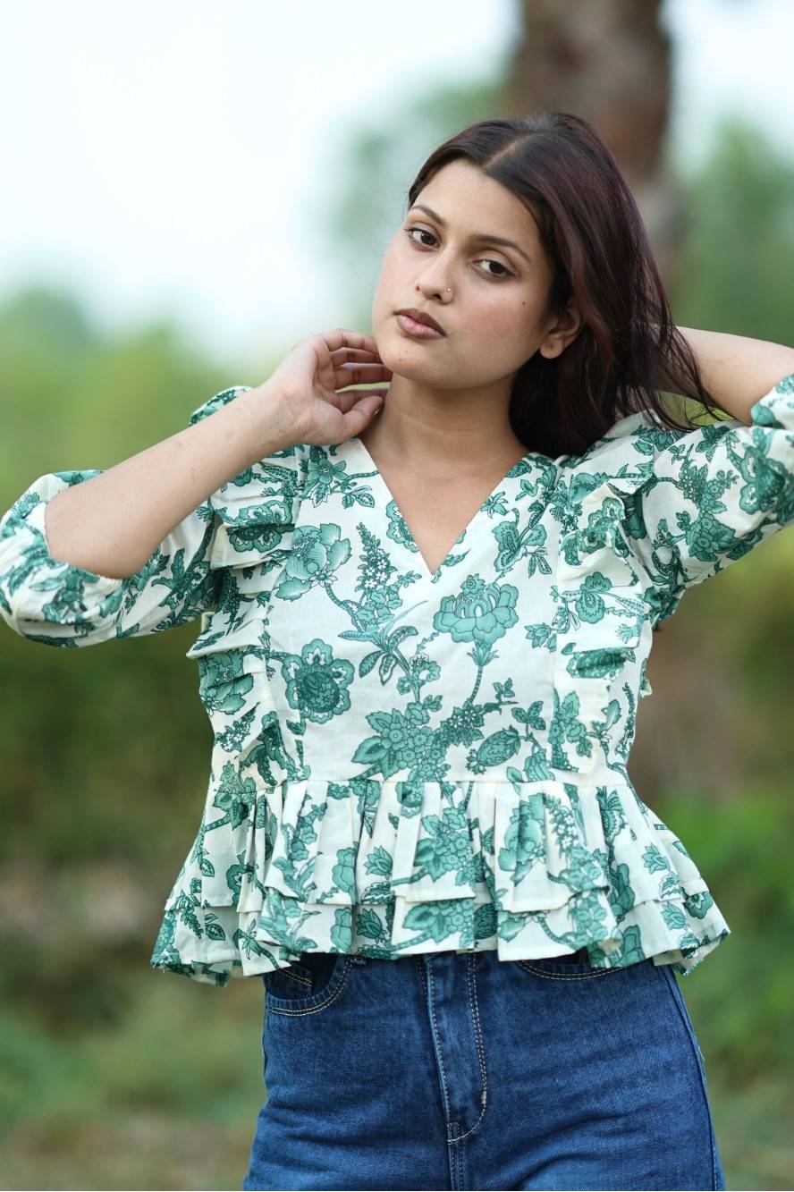 Meher Ruffle Top