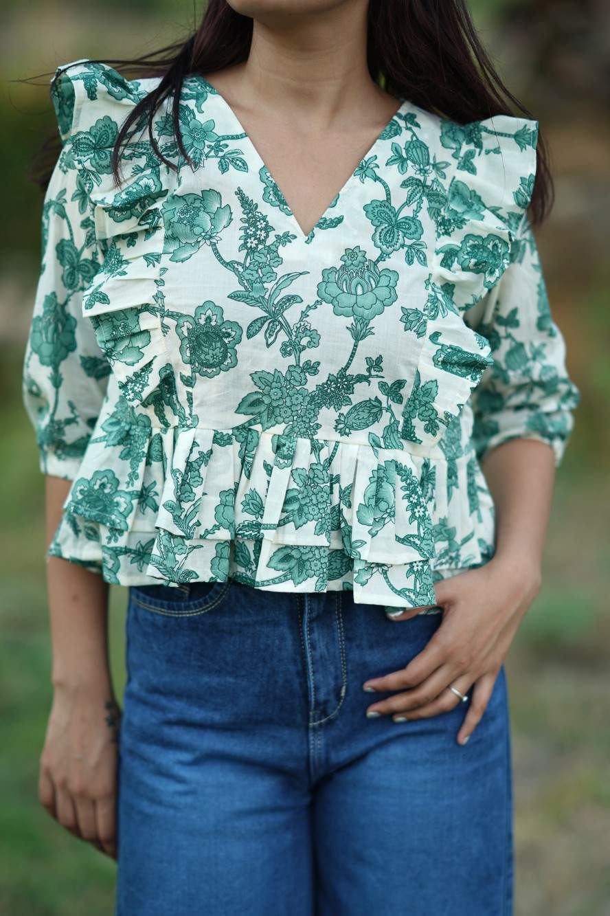 Meher Ruffle Top