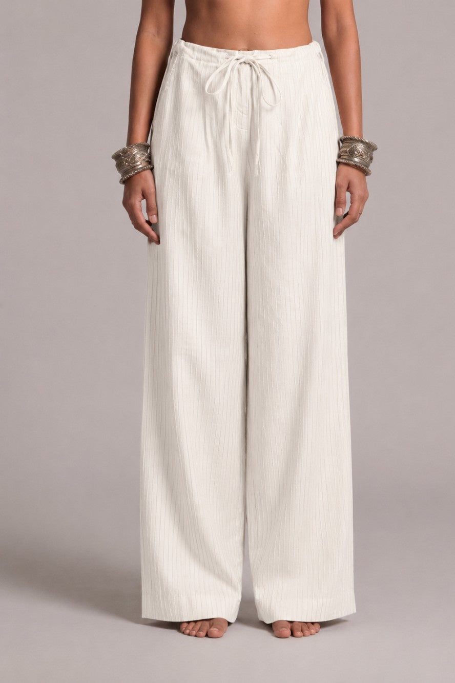 White Relaxed Pant