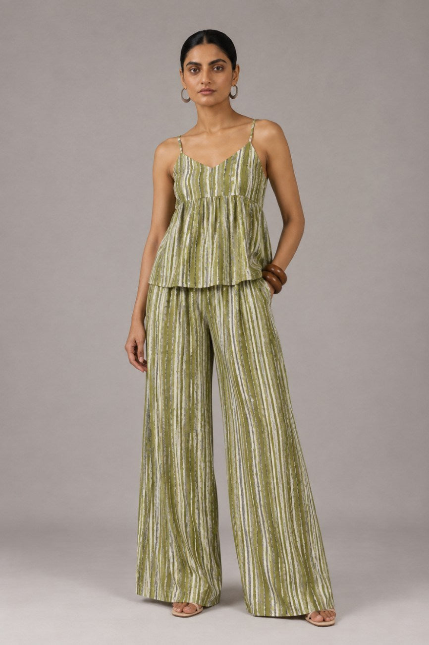 Aarne Striped Cotton Set - Aasnaaya
