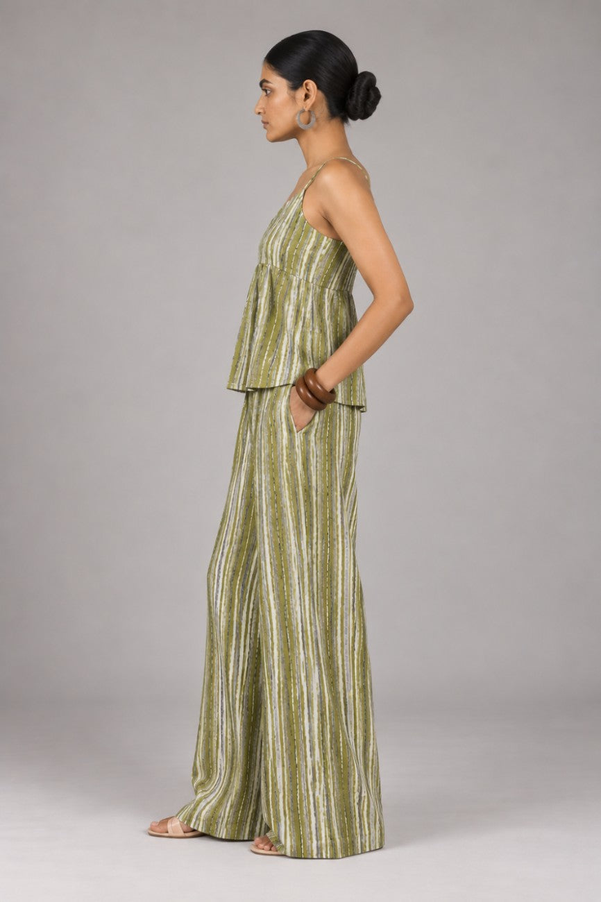 Aarne Striped Cotton Set - Aasnaaya