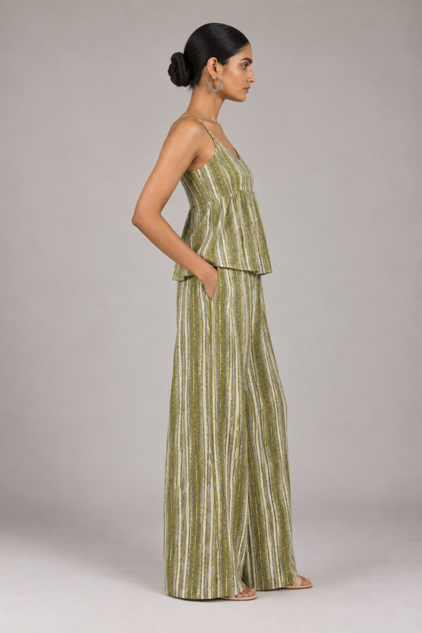 Aarne Striped Cotton Set - Aasnaaya