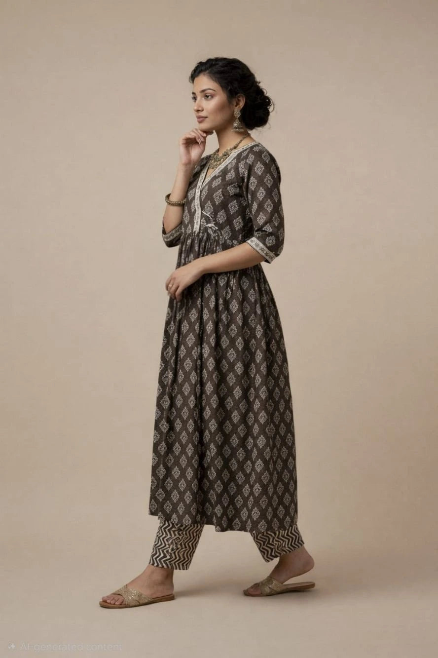 Angrakha kurta - Aasnaaya