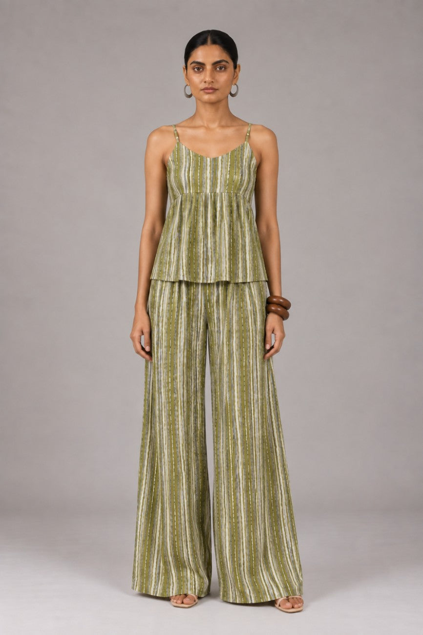 Aarne Striped Cotton Set - Aasnaaya