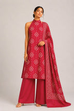 Vaani Cotton Kurti Pant Dupatta Set | Aasnaaya