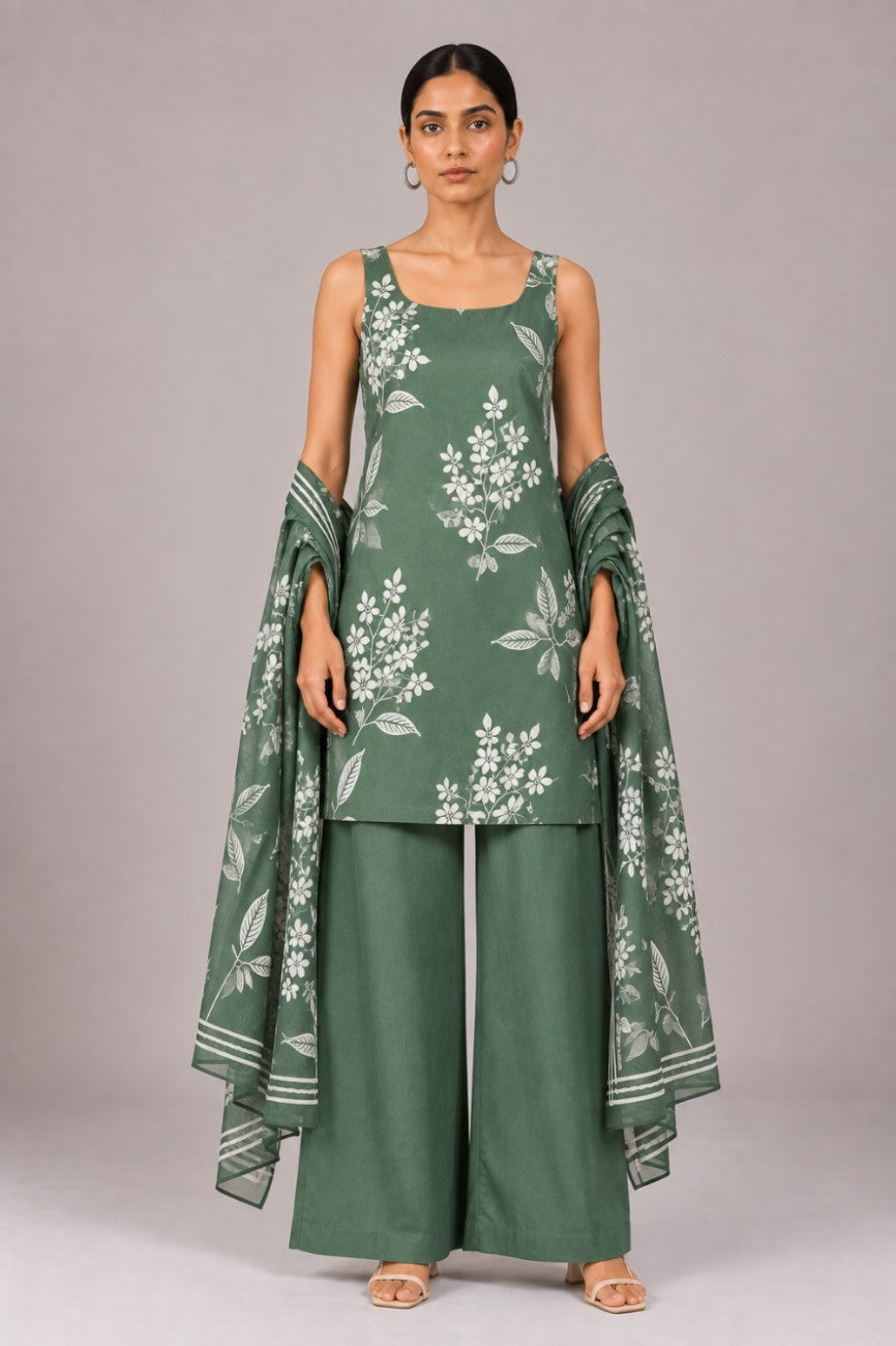 Madhavi Mul Cotton Set