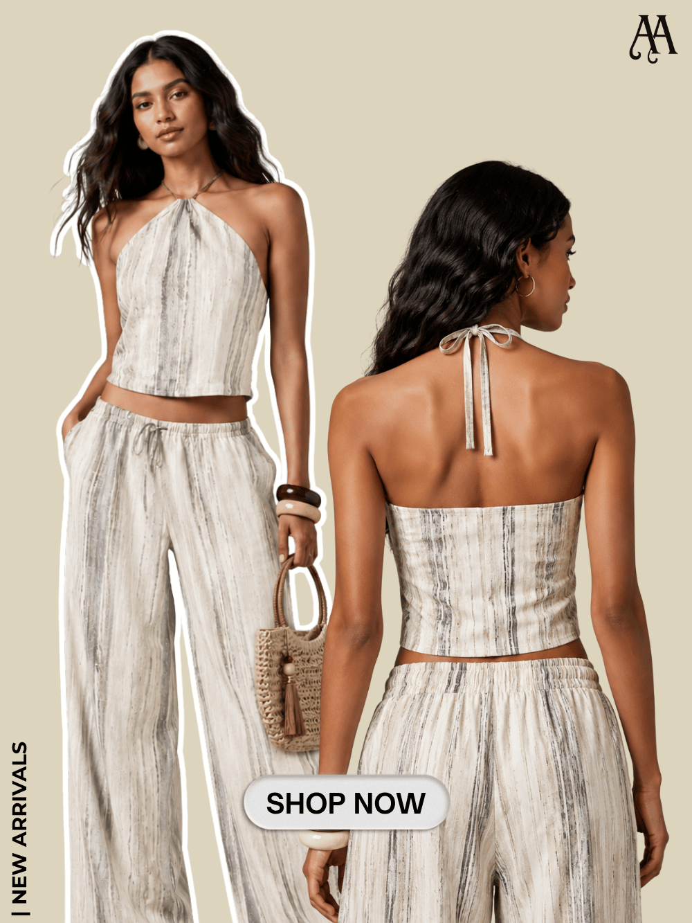 Halter Neck Set For Women