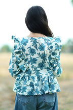 Neel Ruffle Top
