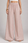 Red Striped Pant - Aasnaaya