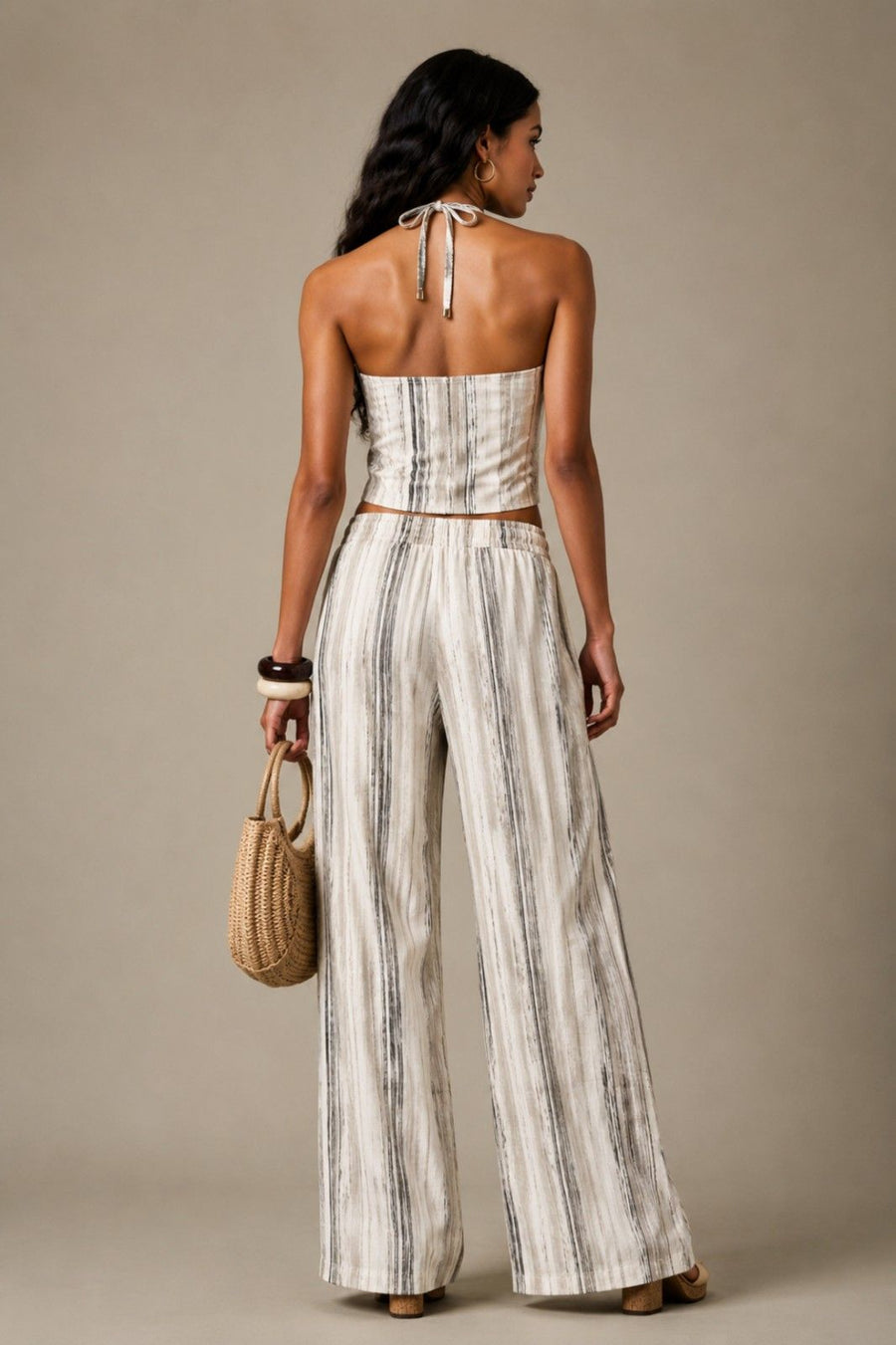Women Halter Neck Set