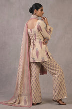 Aarika Cotton Kurti Pant Dupatta Set | Aasnaaya