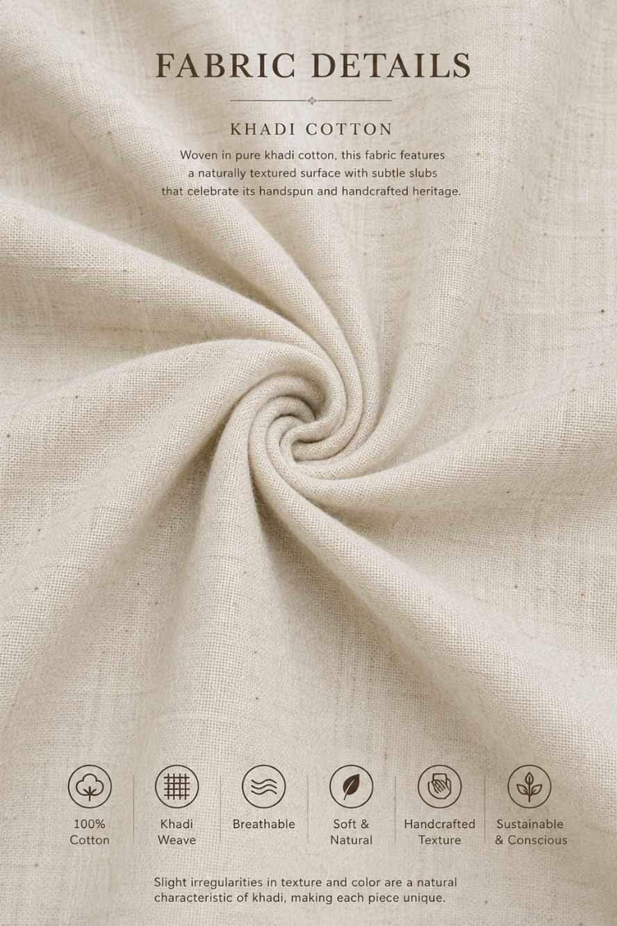 Pure Khadi Kurta Set | Aasnaaya
