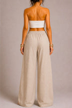 Beige Relaxed Pant