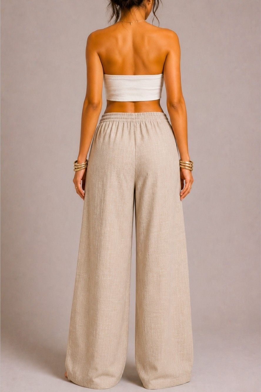 Beige Relaxed Pant