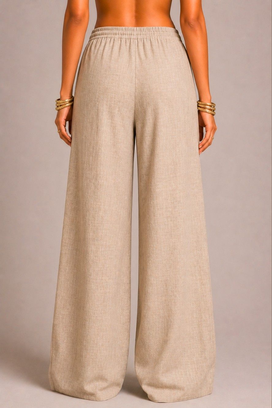 Beige Relaxed Pant