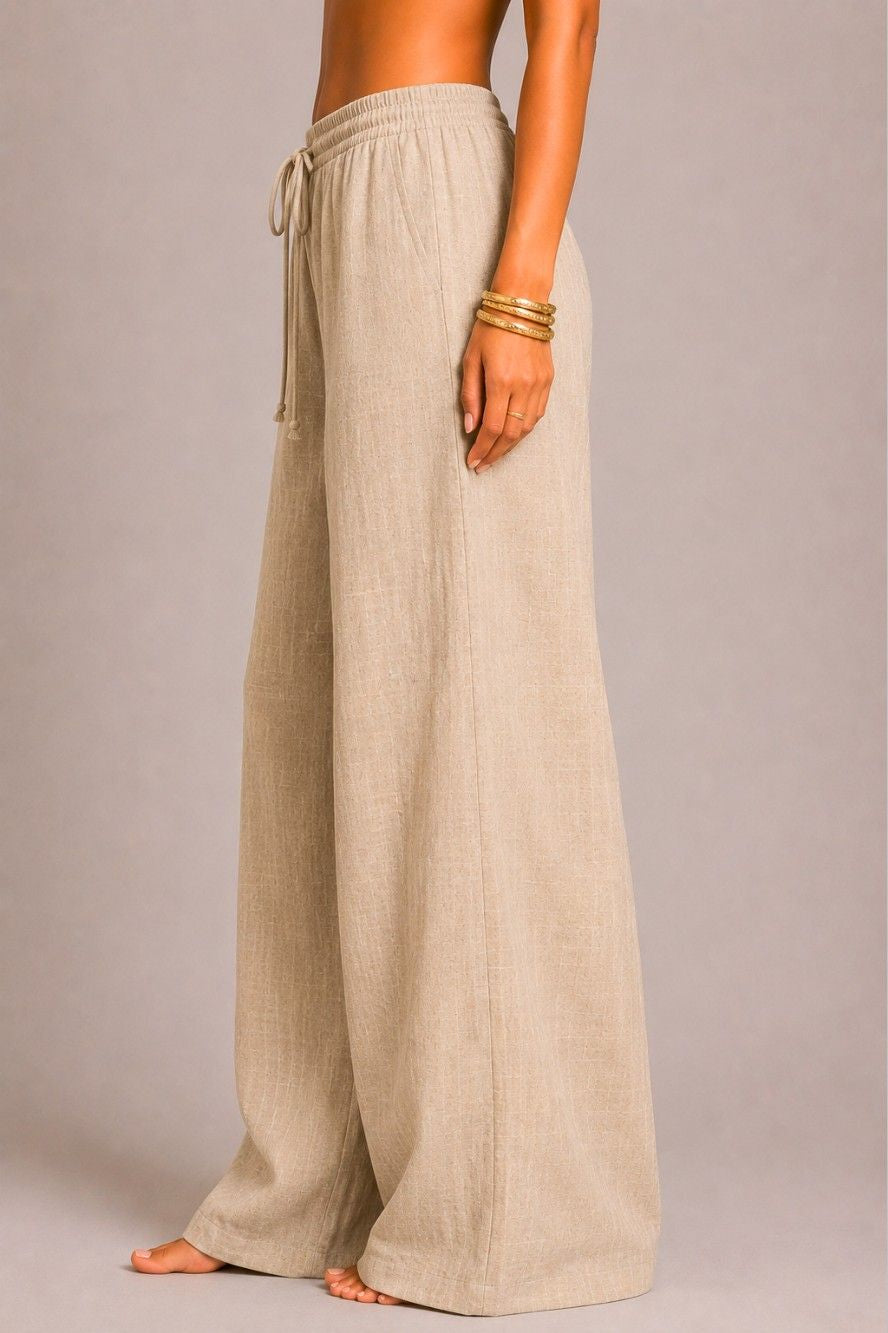 Beige Relaxed Pant
