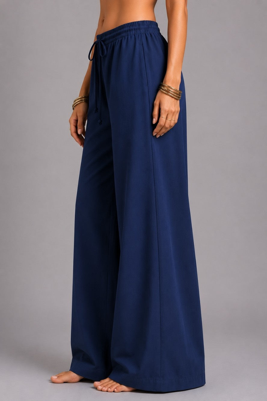 Navy Blue Relaxed Pant