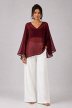 Ruh Mul Cotton Top | Aasnaaya